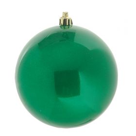 Πράσινη Περλέ Πλαστική Χριστουγεννιάτικη Μπάλα 8cm